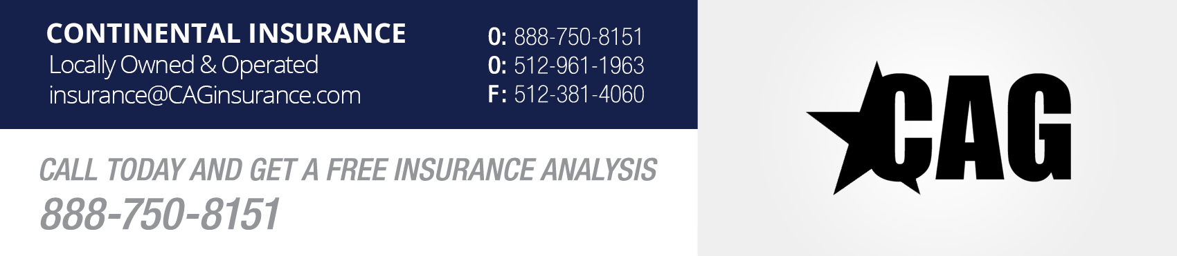 CAG Insurance Continental General Agency Austin Texas